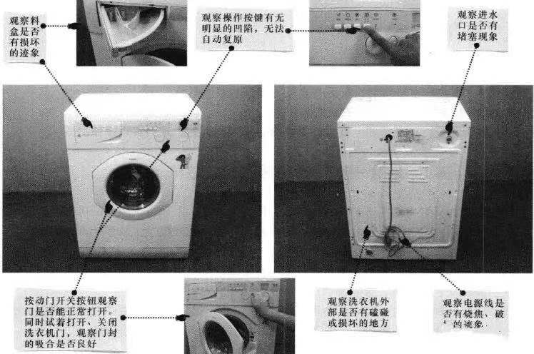 洗衣機(jī)維修常用方法介紹。